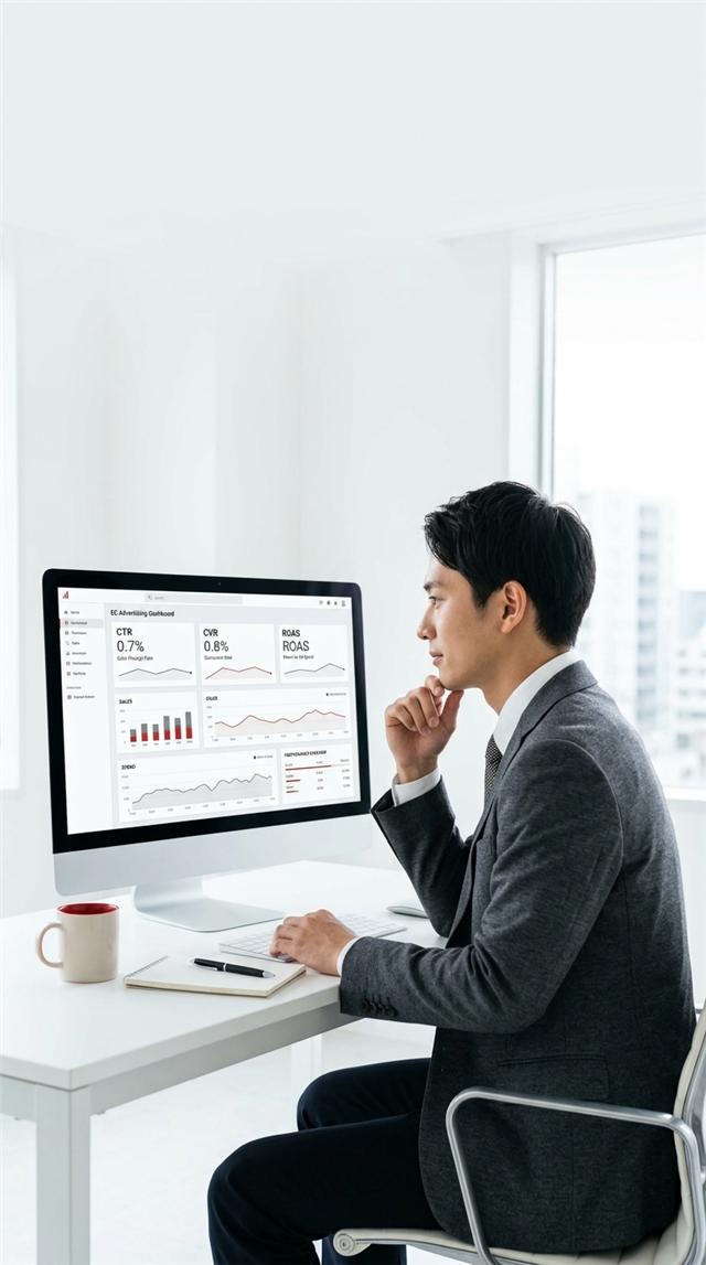 ダッシュボードで事業数値を確認する経営者